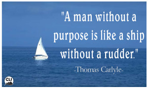 Man without purpose Quote